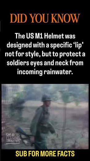 the ingenious design of the M1 Helmet. #history #ww2 #vietnam #shorts