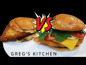 McDonalds Copycat Versus McGrego Chicken Cheese Burger