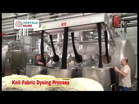 Inside the Textile Dyeing Factory