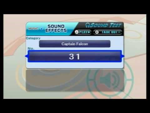 SFX SSBB Captain Falcon sounds