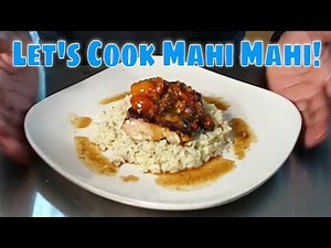 Cooking an Epic Mahi Mahi Recipe! Breaking Down a Half of a Fish to a Plated Dish!