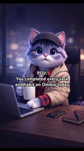 POV:You completed every task and habit on Ommio today #productivity #ommio #taskapp #habittracker