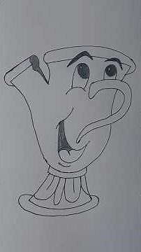 How To Draw Chip From Beauty And The Beast