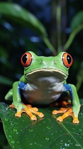 Most Beautiful Frog in the World | Red-Eyed Tree Frog Documentary #redfrog #beauti #amazingspecies