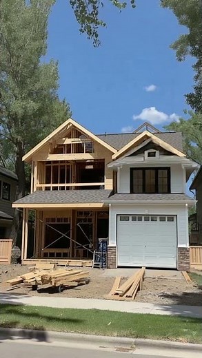 The Most Satisfying House Build You'll See Today #construction #timelapse #dreamhome