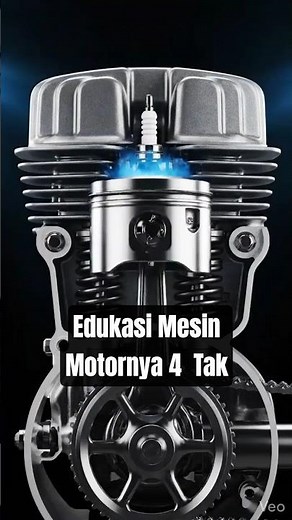 Cara Kerja Mesin Motor 4 Tak (Super Singkat!) #edukasiteknologi