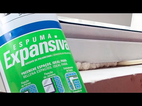 ESPUMA EXPANSIVA - COMO USAR E APLICAÇÃO