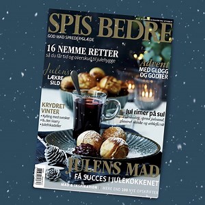 Få tips og idéer til en velsmagende jul uden stress i køkkenet med vores gode opskrifter og en praktisk tidsplan, som du finder i magasinet, der er på gaden netop nu 🎄🍷🍴 Få et smugkig i bladet her: http://www.spisbedre.dk/magasinet/nyeste-spis-bedre/nyt-spis-bedre-med-alt-til-julen | SPIS BEDRE