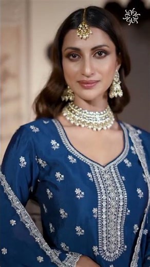 Women Chino Designer Embroidered Wedding Salwar Kameez#suit