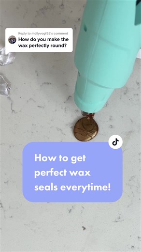 Five Tips for Perfectly Circular Wax Seal | DIY Wedding Invites