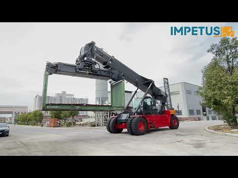 Container reach stacker