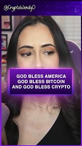 50K views · 421 reactions | God bless America God bless Bitcoin God bless crypto #America #Bitcoin #crypto | Crypto Wendy O | Facebook