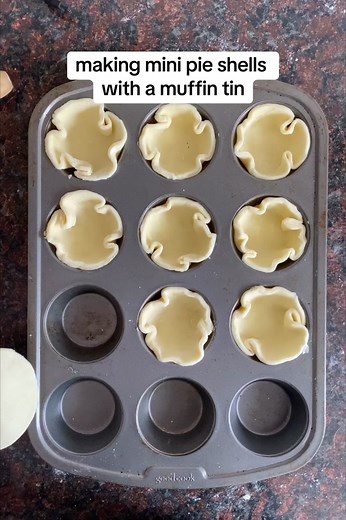 How I make the mini pie shells for my Gluten Free Mini Pumpkin Pies . . . . #howto #pastrychef #minipies #minipumpkinpies #glutenfree #glutenfreethanksgiving