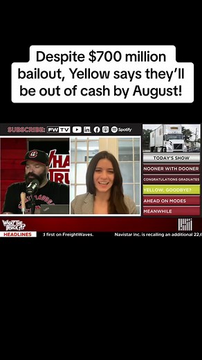 #truckers #truckersoftiktok #truckertok #trucking #ltl #yellow #yrc #bailout #teamsters #bankruptcy #freightrecession #freightwaves #whatthetruck