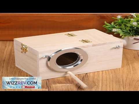 Pet Bird House Parakeet Nest Box Bird House Budgie Wood Breeding Box