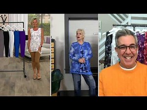 LOGO Layers by Lori Goldstein Cropped Knit Leggings on QVC