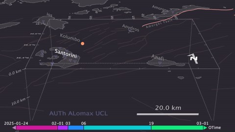 Hidden process behind 2025 Santorini earthquakes uncovered