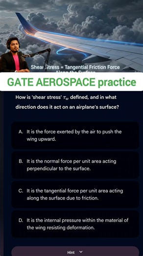 Aerodynamics Question GATE Aerospace engineering online coaching by Viru sir IITian