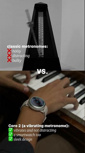 Old School Metronome vs. Vibrating Metronome
