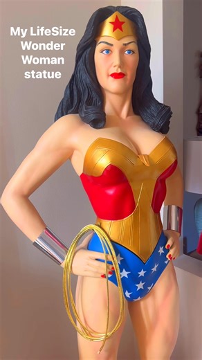 My LifeSize Wonder Woman statue #wonderwoman | Wonder Woman Everything Fans