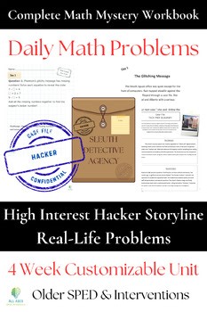 Hacker Mystery Student Workbook: 4-Week Math Problem-Solving Unit
