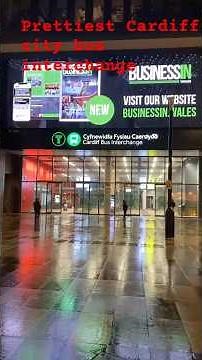 Newest CARDIFF Bus interchange #cardiffcity #wales #bus #publictransport #electricbus #fyp #fypシ