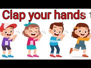 Clap your hands|Action song for children|Kids action song|Nursery rhymes with action