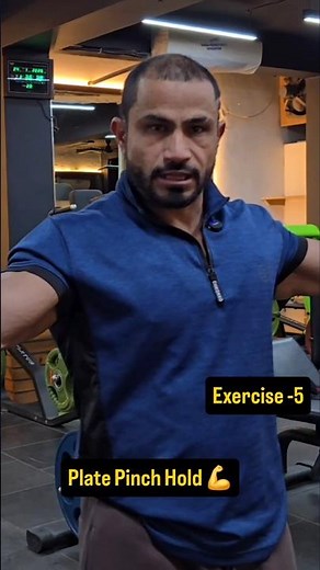 Plate Pinch Hold for Grip Strength & Forearm Power 💪