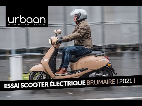 Essai scooter électrique Brumaire - 2021 - urbaanews