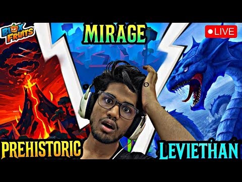 🔴 LIVE NOW – Leviathan Hunting + PH/Mirage + Permanent Fruit Giveaways! | Blox Fruits Roblox