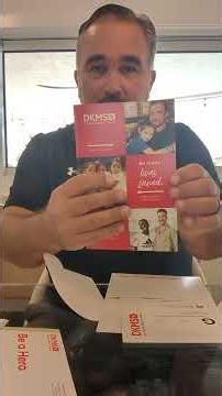 DKMS Bone Marrow Donor Stem Cell Donor Swab for Leukemia Patients - SO EASY!