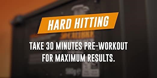 Grenade 50 Calibre Pre-Workout Devastation - Ultimate Orange, 50 Servings, 580 g