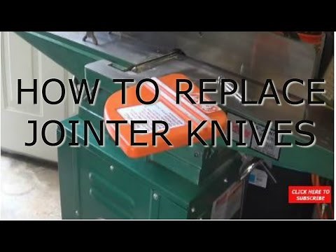 How To Install Jointer Knives