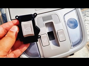 How to replace panoramic sunroof switch in Kia Sportage