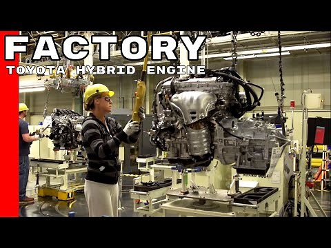 Toyota Hybrid Engine Production Factory