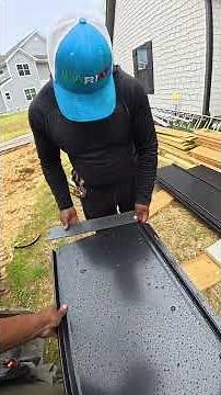 16x24 Standing seam metal roof installation