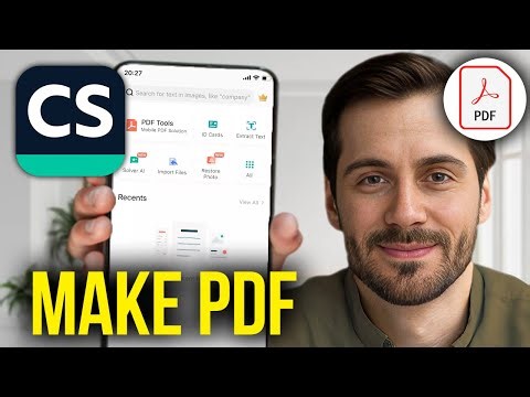 How To Make PDF in CamScanner App