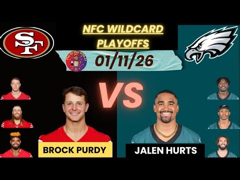 NFC WILDCARD PLAYOFFS: Philadelphia Eagles vs. San Francisco 49ers LIVE | Radio-Style Play-by-Play