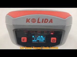 How to set PPK data recording in base mode With the Kolida K20s RTK GPS receiver