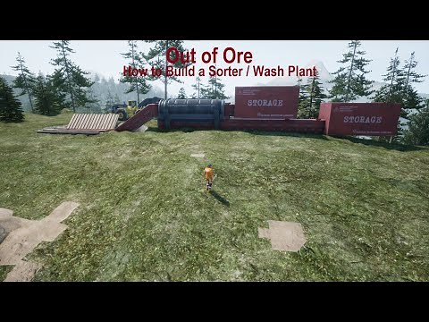 Out of Ore How to build a Sorter Wash plant tutorial guide #gaming, #Outofore, #live