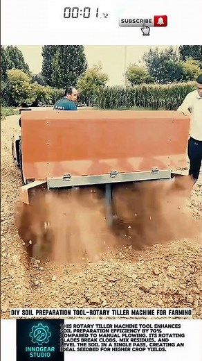 DIY soil preparation tool-rotary tiller machine for farming
