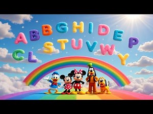 ABC Song with Mickey & Friends | Learn ABC Alphabet for Children | Kids Songs & Nursery Rhymes