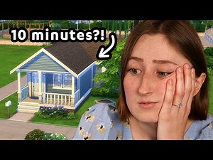 Can I build an entire Sims house in just 10 minutes?