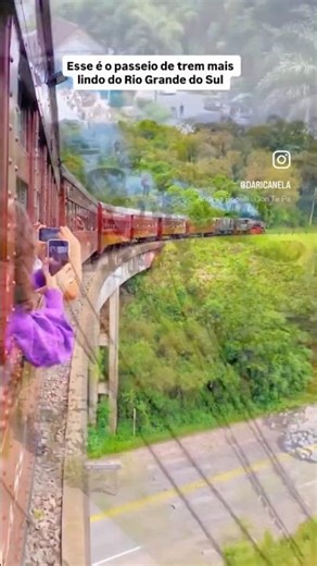 The most famous train ride in Brazil! 🚂🍷