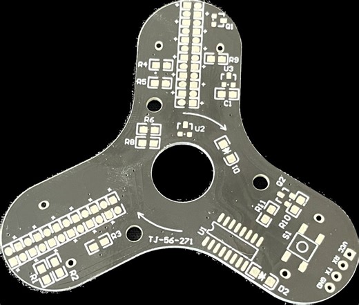 Fidget Spinner DIY Soldering Kit LED Soldering Learning - Etsy