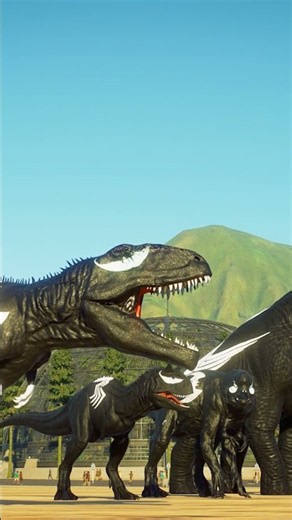 Indoraptor & Carnotaurus vs Indominus Rex
