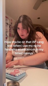 Those graders better buckle up for a lore drop.. #essay #aptest #anime #fandom