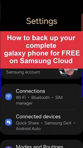 How to use Samsung FREE unlimited Cloud Backup for most Galaxy phones