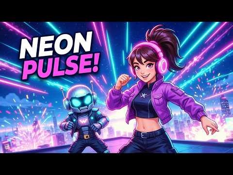 Neon Pulse 🔥 | Energetic EDM Animated Music Video