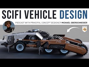 Insane SciFi Vehicle Design in Blender for AAA Games - Full Breakdown